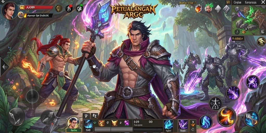 Tampilan seru dari gameplay AJO89 yang mengesankan.