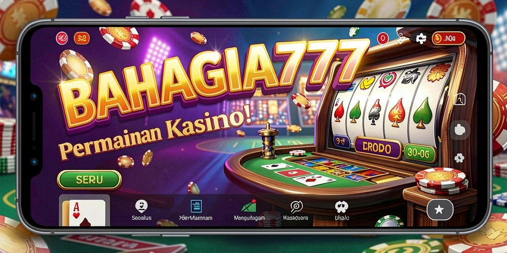 Tampilan gameplay BAHAGIA777 yang mendebarkan dan berwarna-warni.