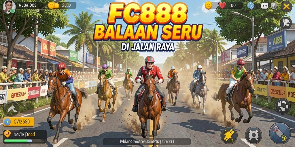 Tampilan gameplay seru balapan mobil di FC888 dengan grafik menawan.