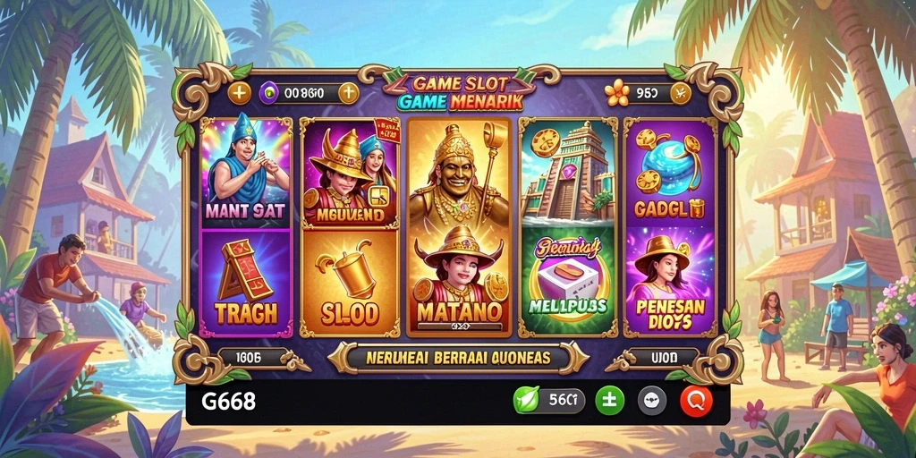 Screenshot G668 menampilkan gameplay Slot yang menegangkan dan menghibur.