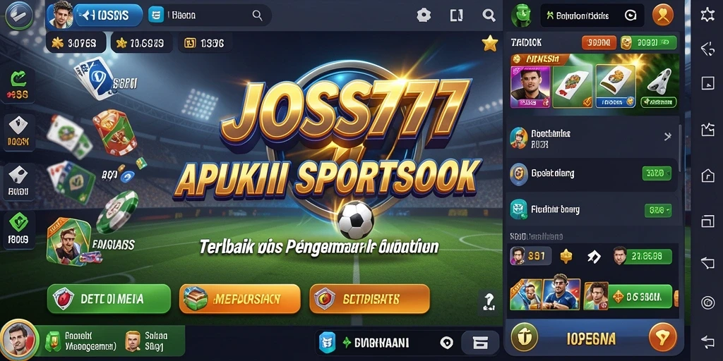 Tampilan gameplay menarik dari aplikasi Sportsbook JOSS777.