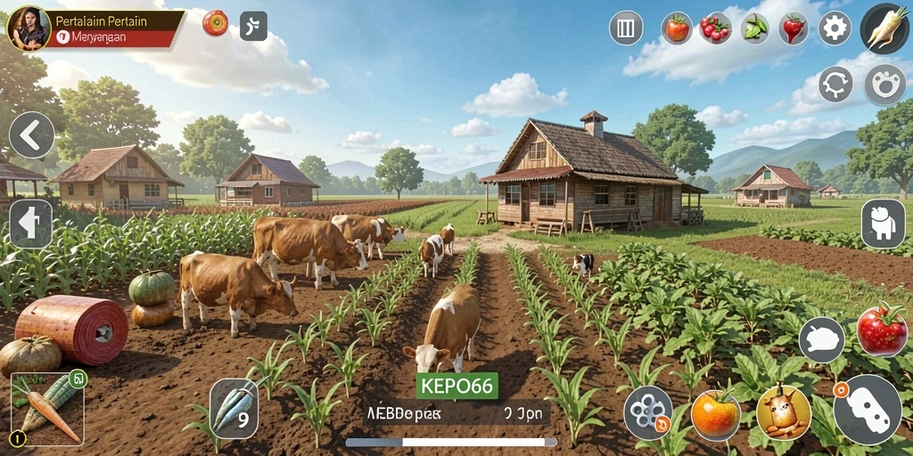 Tampilan gameplay seru dan interaksi dalam KEPO66.