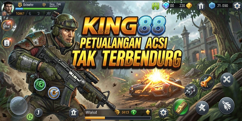 Tampilan gameplay mendebarkan dalam KING88 dengan grafis yang luar biasa.