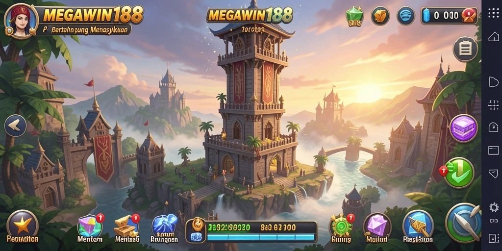 Tampilan gameplay <strong>MEGAWIN188</strong> yang menegangkan dan penuh aksi.