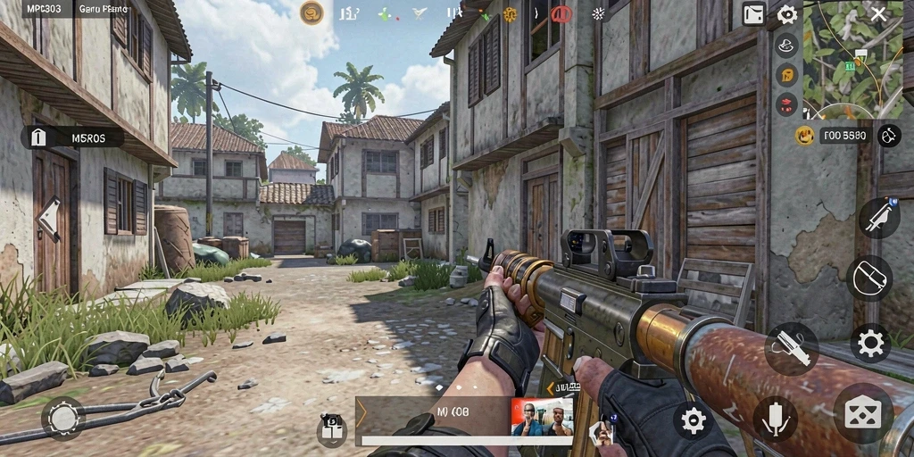 Tampilan gameplay MPO303 yang intens dengan pertempuran seru.