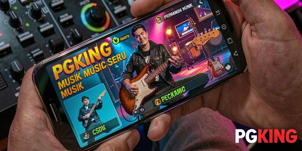 Tampilan menarik dari gameplay PGKING yang penuh irama.