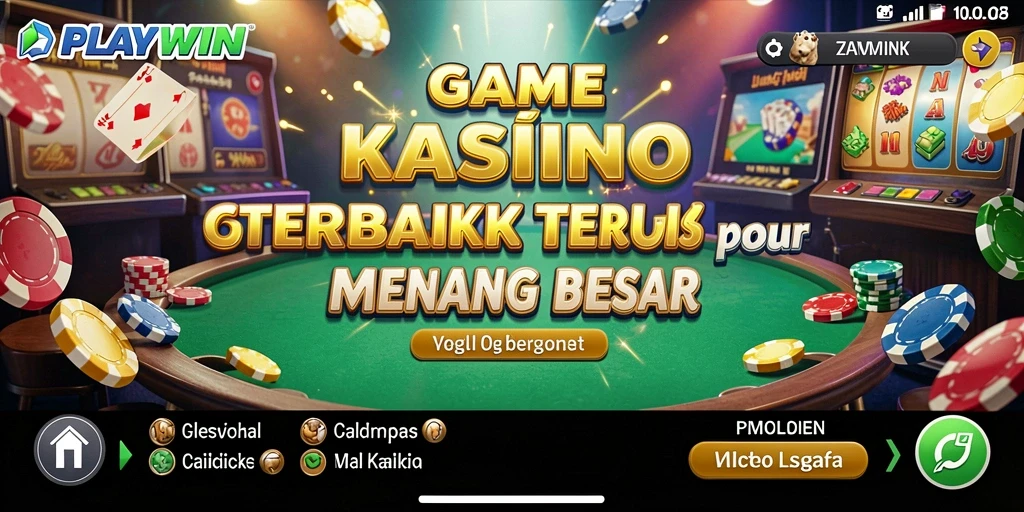 Tampilan gameplay <strong>PLAYWIN</strong> yang menarik dan interaktif di dunia Kasino.