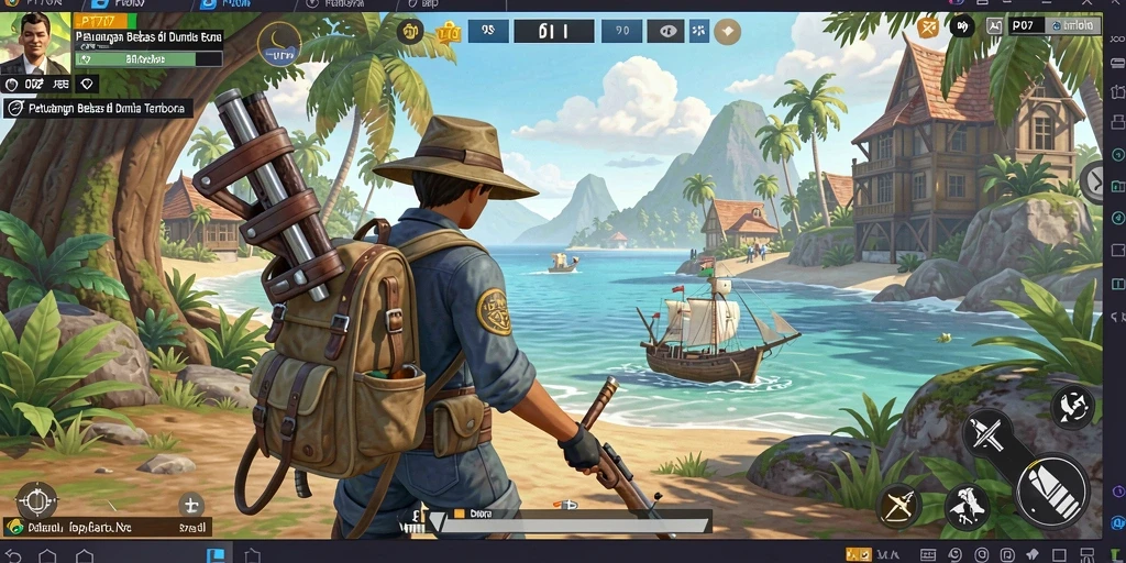 Tampilan aksi seru dalam gameplay PT707 yang menakjubkan.