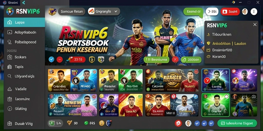 Tampilan menarik dari gameplay Sportsbook RSNVIP6.