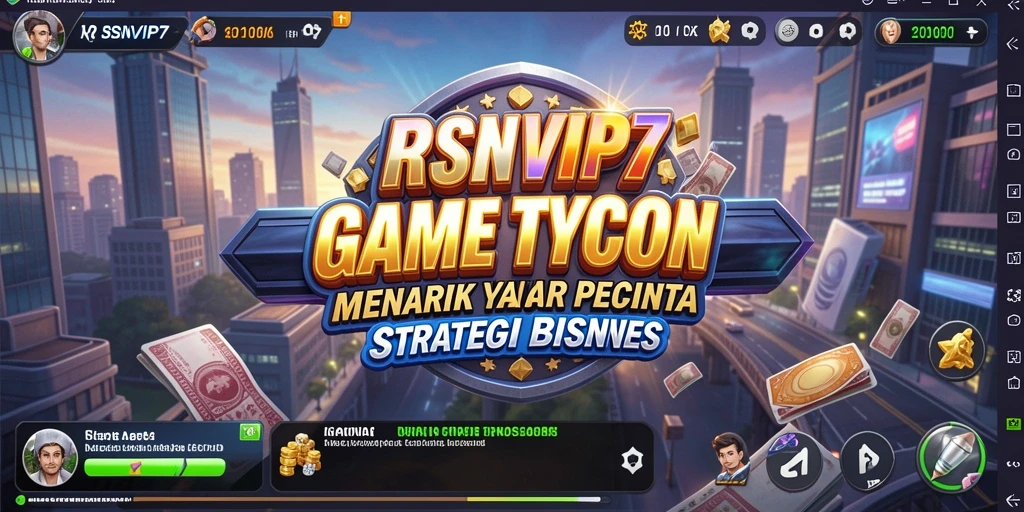 Tampilan gameplay RSNVIP7 yang seru dan menantang pada pengelolaan bisnis.