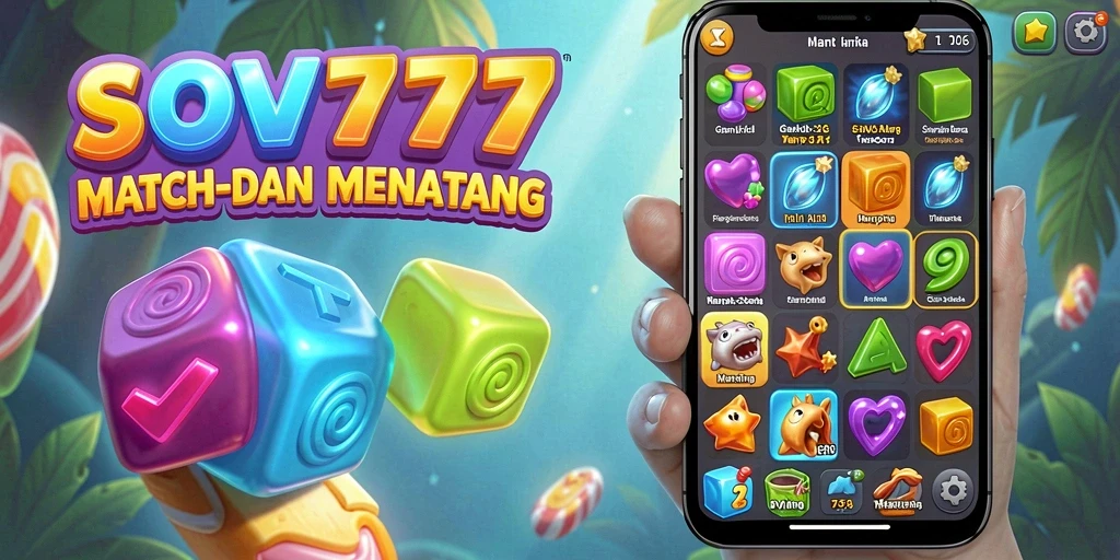 Gameplay seru SOV777 dengan tantangan Match-3 yang menakjubkan.