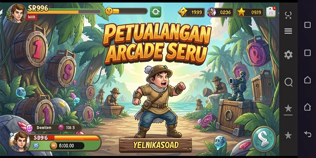 Screenshot gameplay SR996 yang penuh aksi dan tantangan.