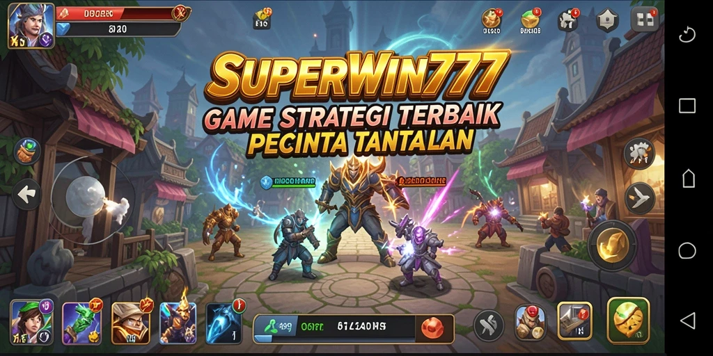 Gameplay SUPERWIN777 menampilkan momen strategi yang menegangkan dan mendebarkan.