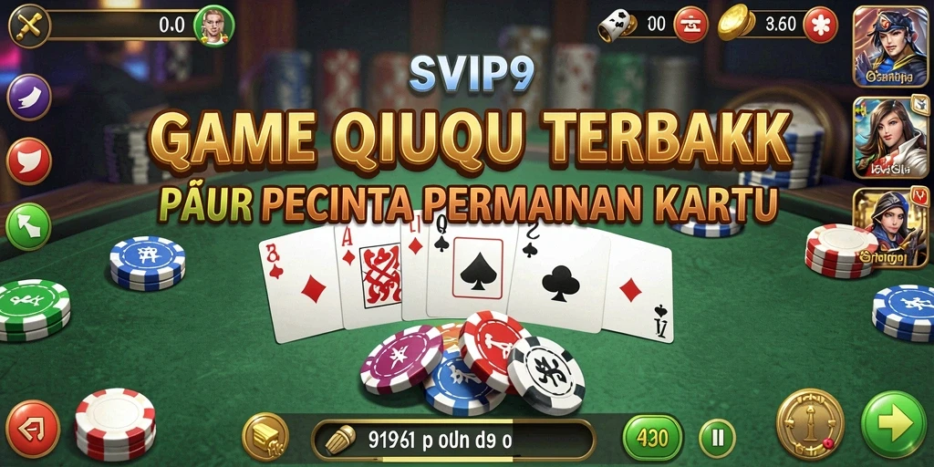 Tangkapan layar menunjukkan gameplay seru QiuQiu di SVIP9.