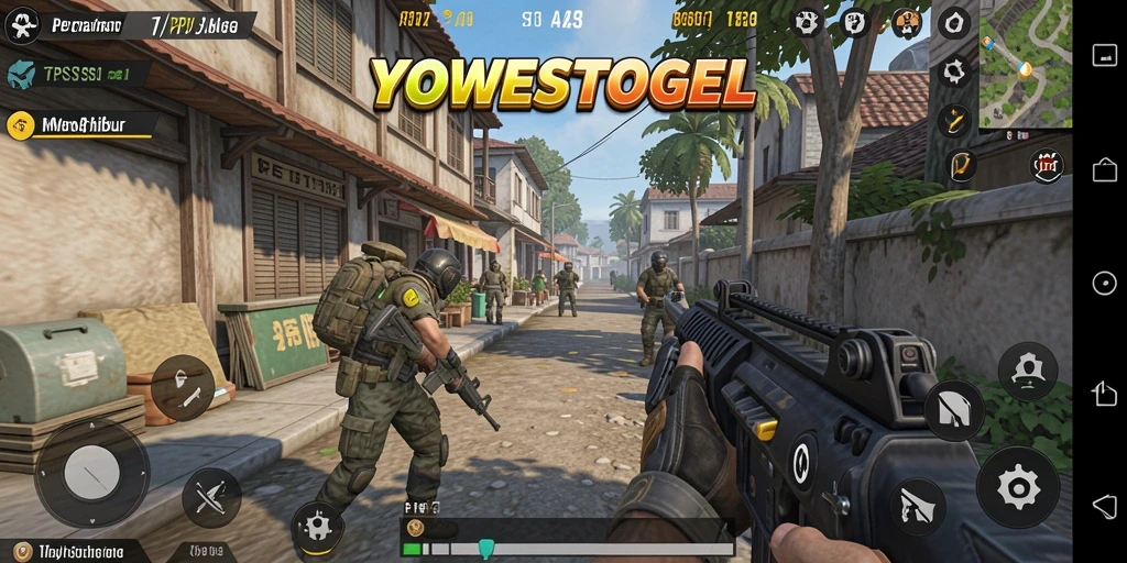Tampilan gameplay YOWESTOGEL yang seru dan mendebarkan.